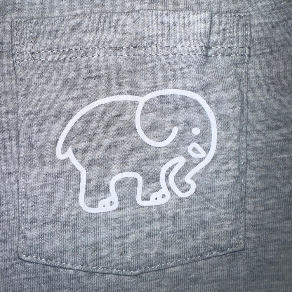 NWOT Women’s Medium SS Ivory Ella Elephant Print Organic Cotton TShirt - Picture 4 of 7